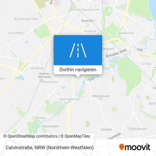 Calvinstraße Karte