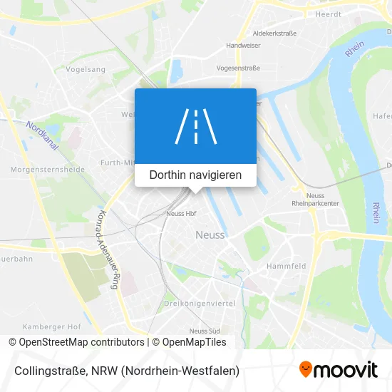 Collingstraße Karte