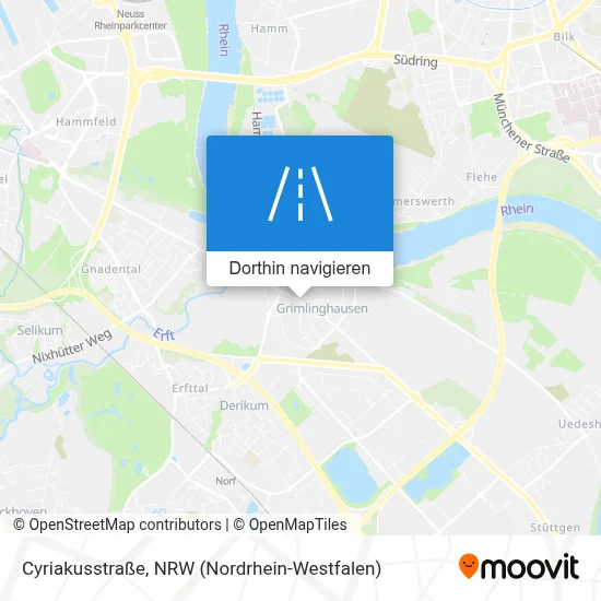 Cyriakusstraße Karte