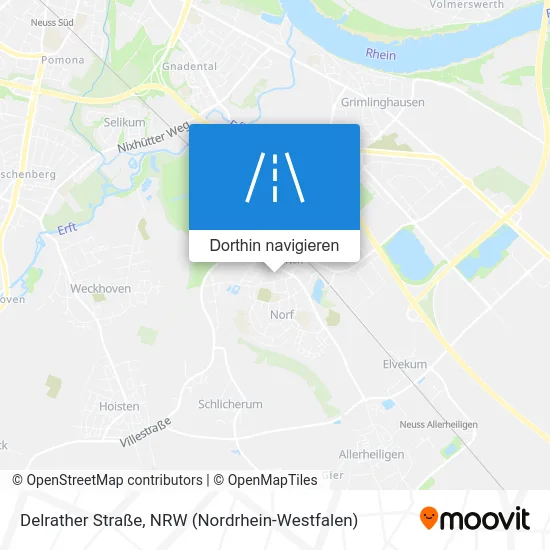 Delrather Straße Karte