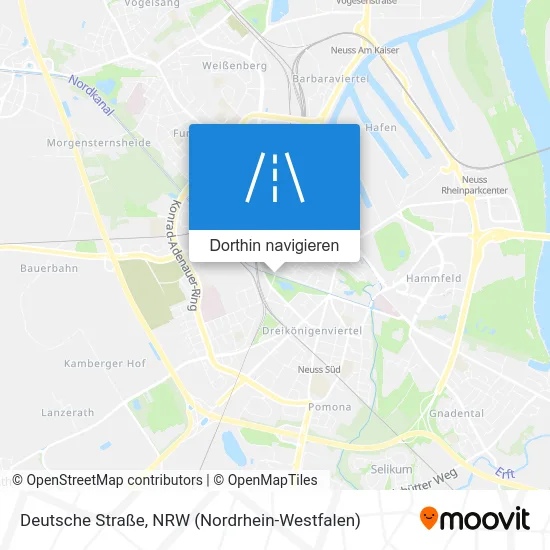 Deutsche Straße Karte