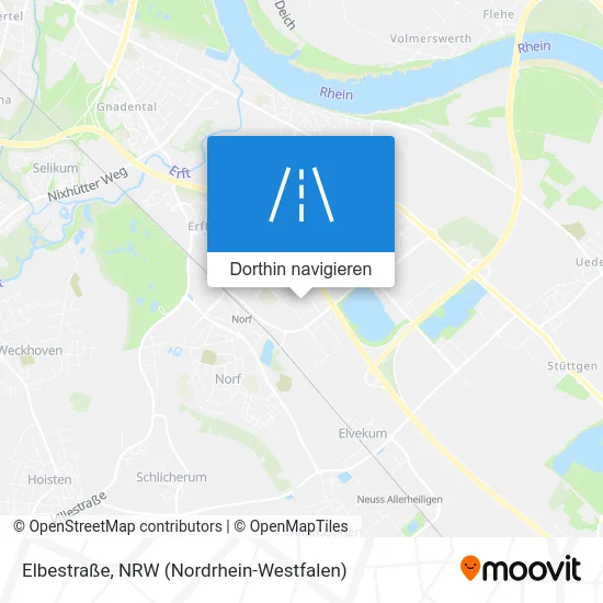 Elbestraße Karte