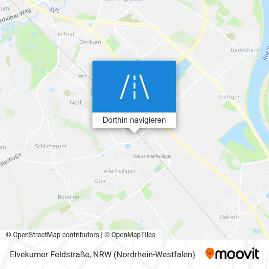 Elvekumer Feldstraße Karte