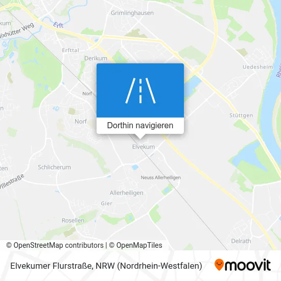 Elvekumer Flurstraße Karte