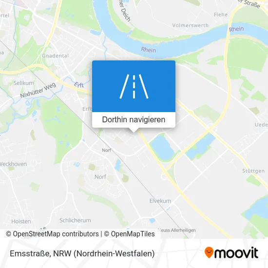 Emsstraße Karte