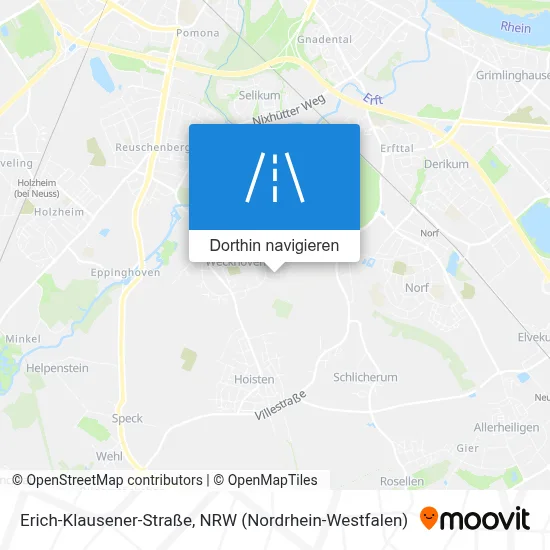 Erich-Klausener-Straße Karte