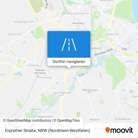 Erprather Straße Karte