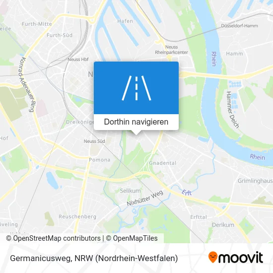 Germanicusweg Karte