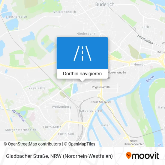 Gladbacher Straße Karte