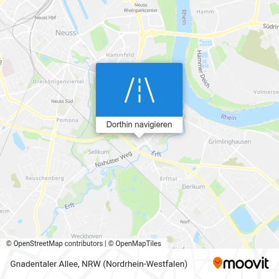 Gnadentaler Allee Karte