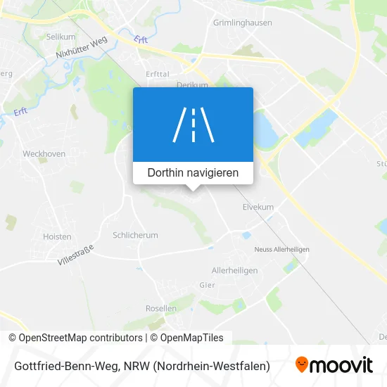 Gottfried-Benn-Weg Karte