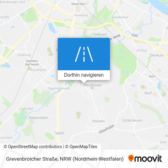 Grevenbroicher Straße Karte