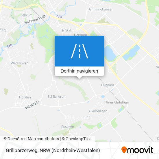 Grillparzerweg Karte