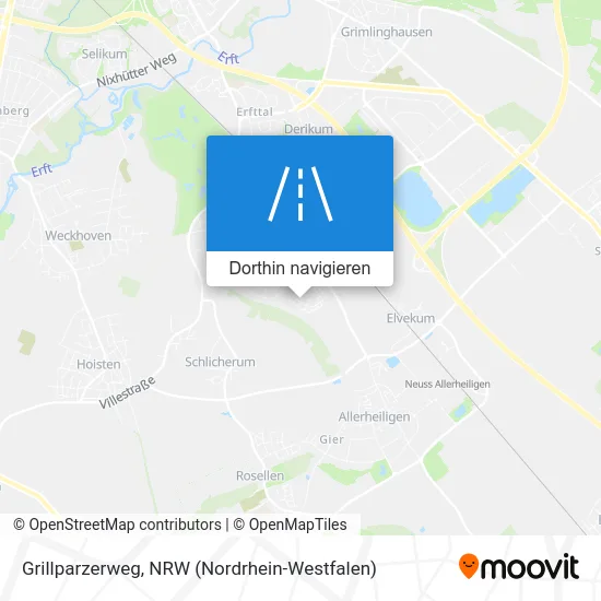 Grillparzerweg Karte