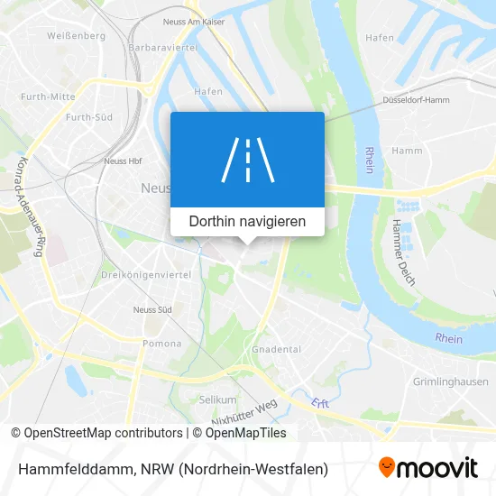 Hammfelddamm Karte