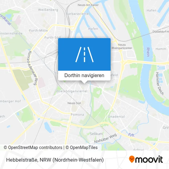 Hebbelstraße Karte