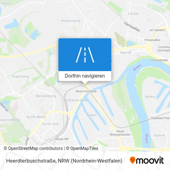 Heerdterbuschstraße Karte