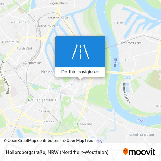 Hellersbergstraße Karte