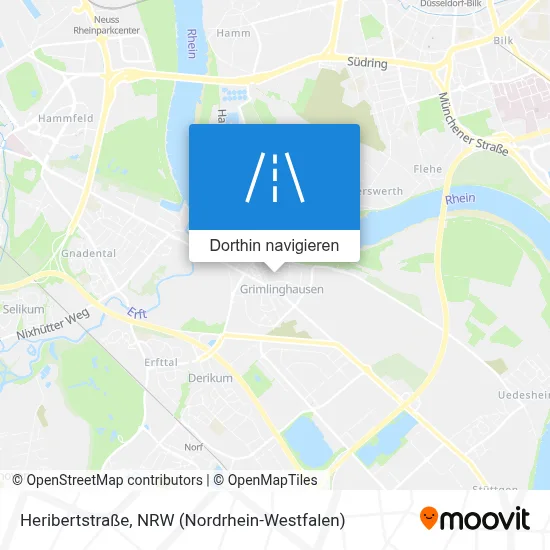 Heribertstraße Karte