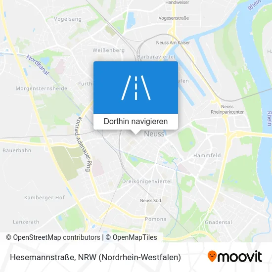 Hesemannstraße Karte