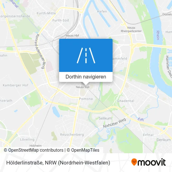 Hölderlinstraße Karte