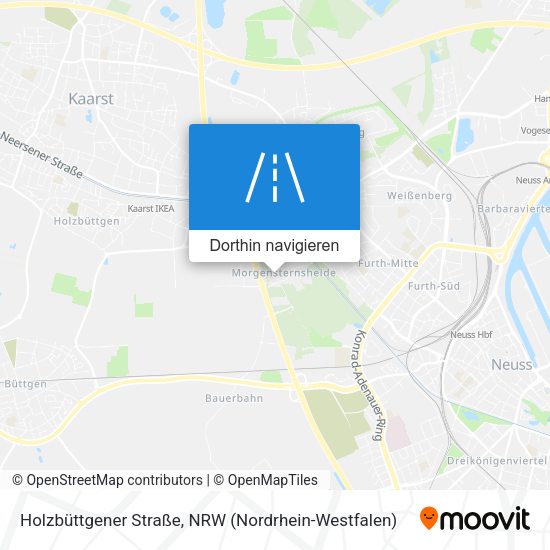 Holzbüttgener Straße Karte