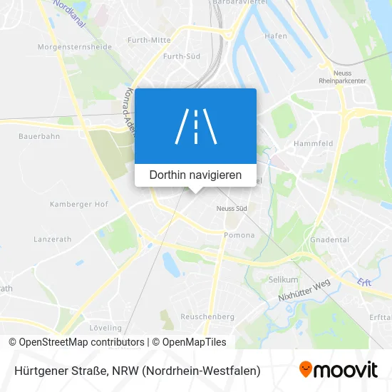 Hürtgener Straße Karte