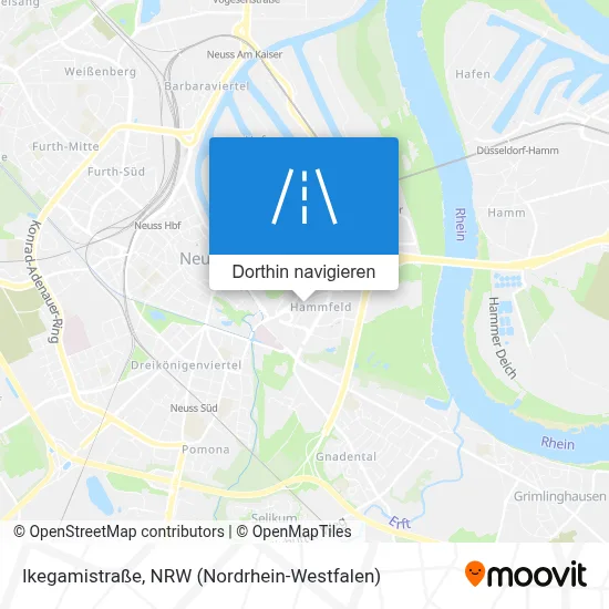 Ikegamistraße Karte