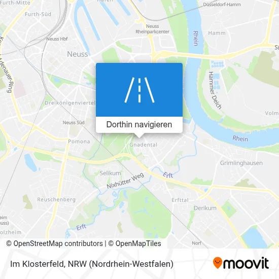 Im Klosterfeld Karte