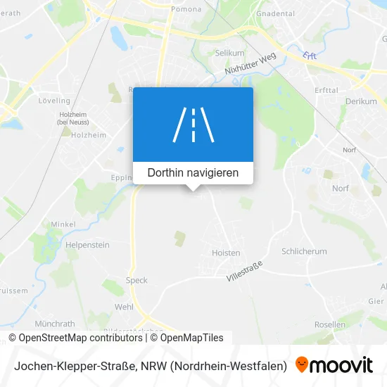 Jochen-Klepper-Straße Karte