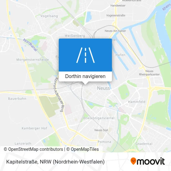 Kapitelstraße Karte