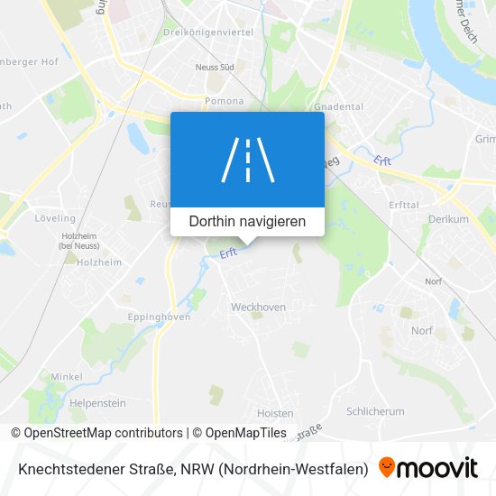 Knechtstedener Straße Karte