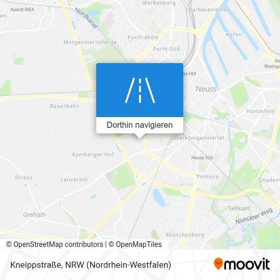 Kneippstraße Karte