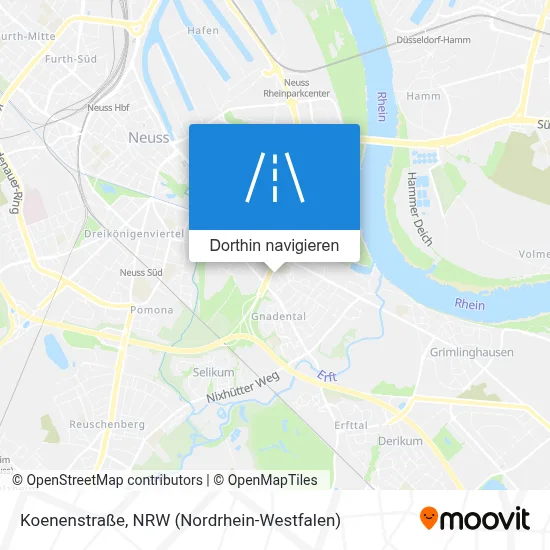 Koenenstraße Karte