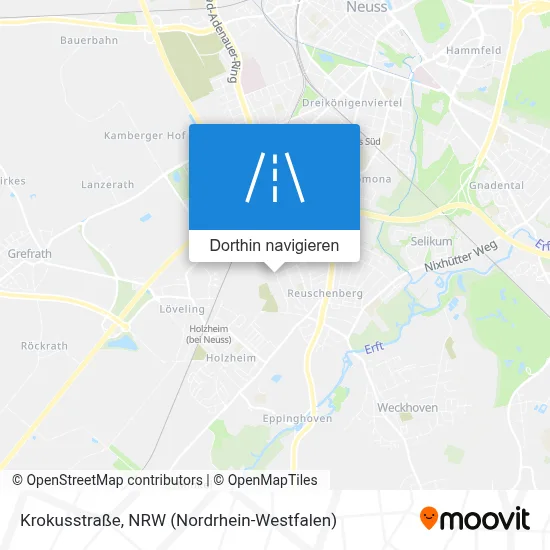 Krokusstraße Karte