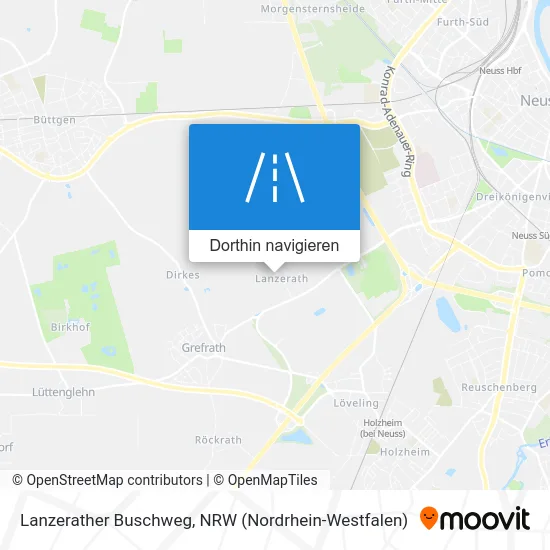 Lanzerather Buschweg Karte