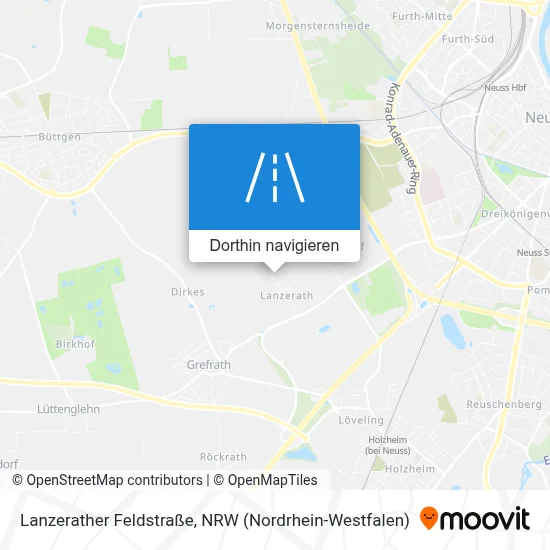 Lanzerather Feldstraße Karte