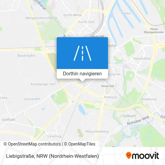 Liebigstraße Karte