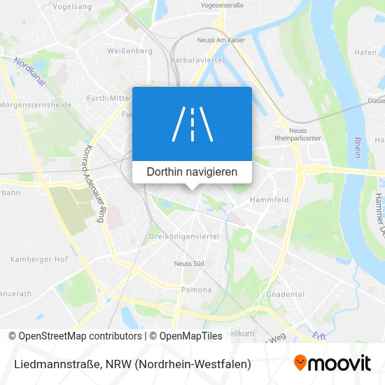 Liedmannstraße Karte