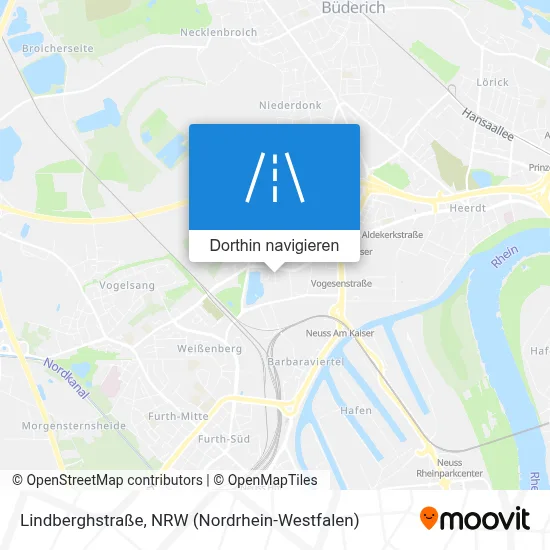 Lindberghstraße Karte