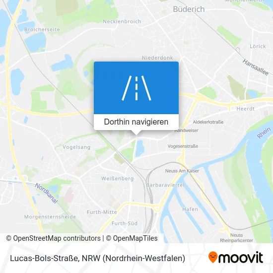 Lucas-Bols-Straße Karte