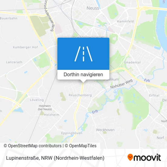 Lupinenstraße Karte