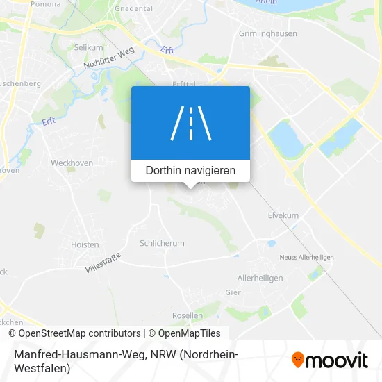Manfred-Hausmann-Weg Karte