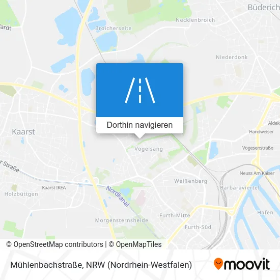 Mühlenbachstraße Karte