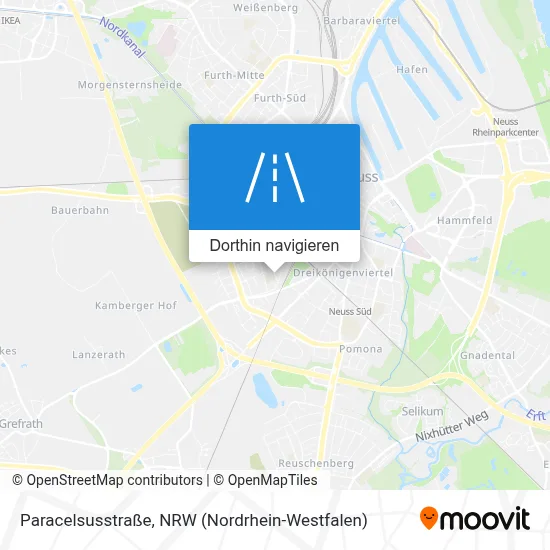 Paracelsusstraße Karte