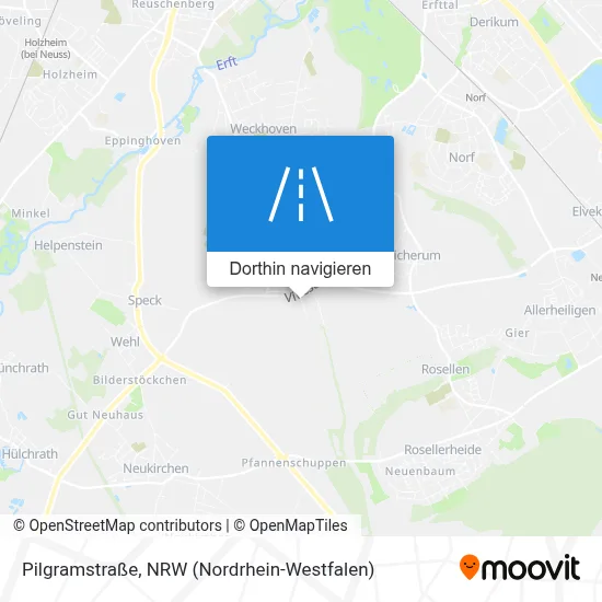 Pilgramstraße Karte