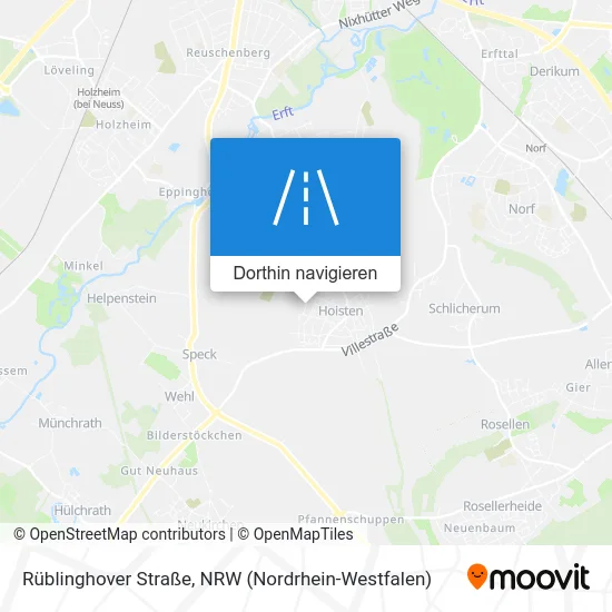 Rüblinghover Straße Karte