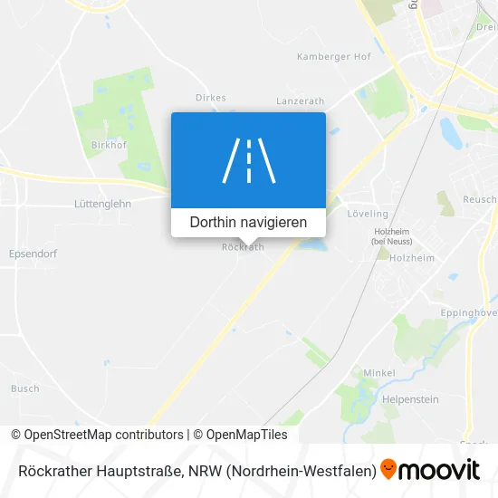Röckrather Hauptstraße Karte