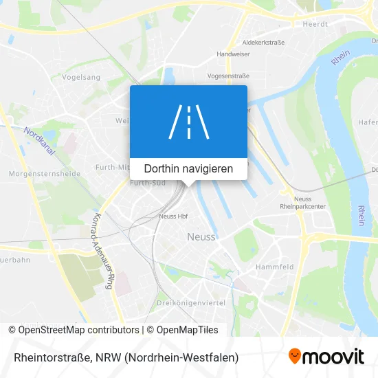 Rheintorstraße Karte