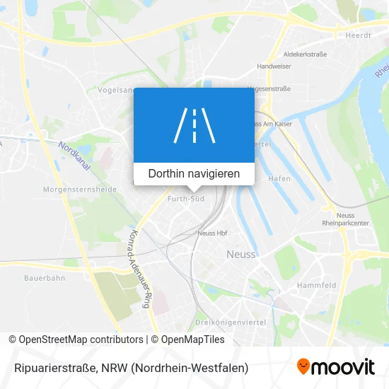 Ripuarierstraße Karte